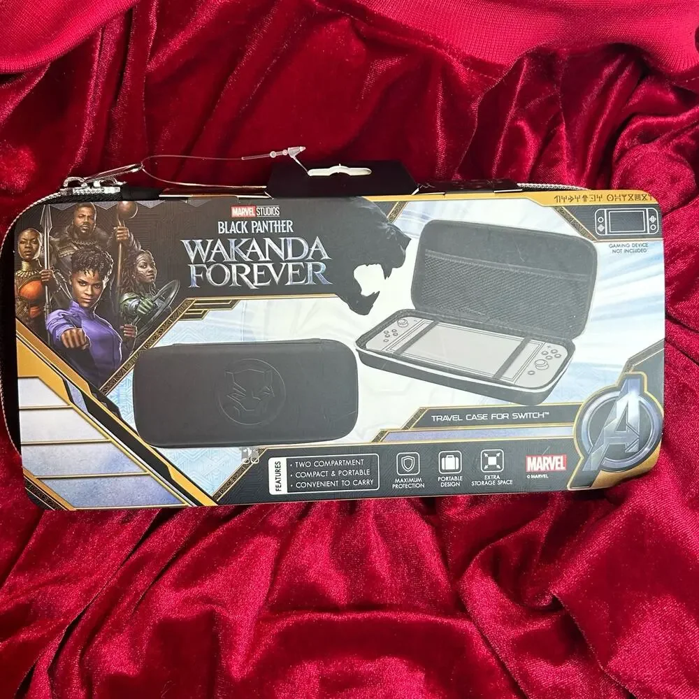 ♡ New Marvel Black Panther Wakanda Forever Nintendo Switch Case